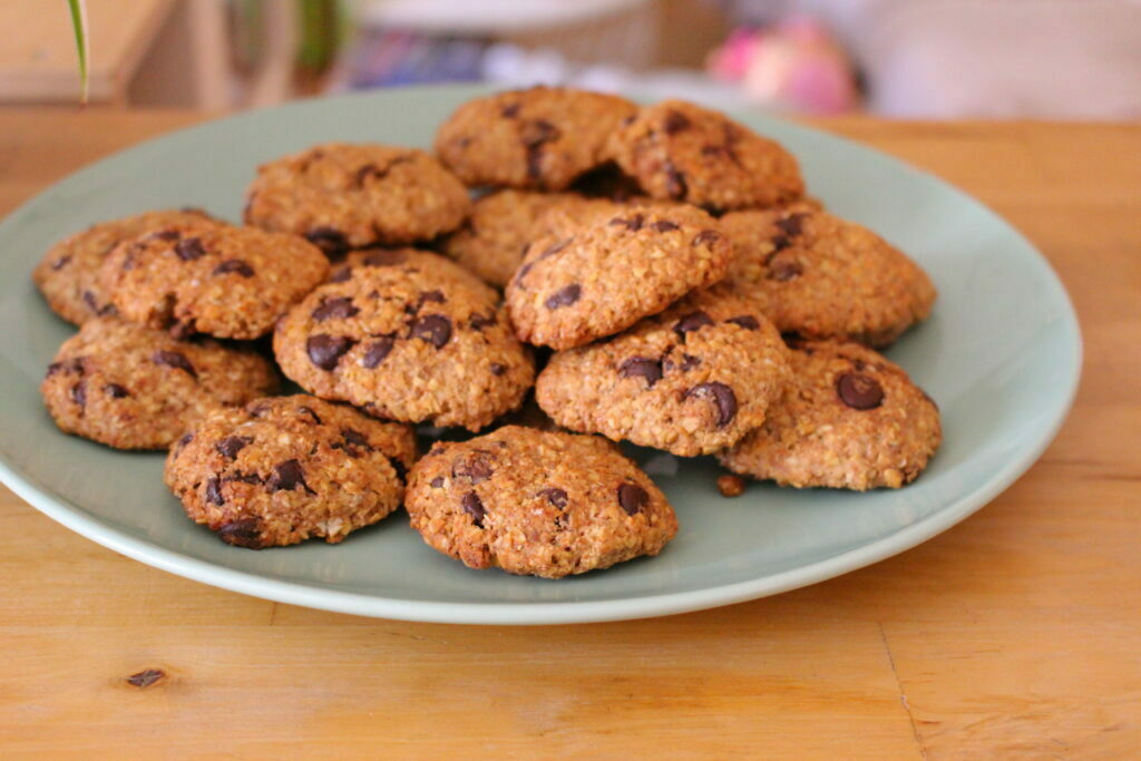 galletas de avena y chocolate sin azúcar